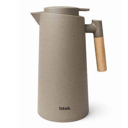 Garrafa Térmica Istok Thermic Amsterdã 1 Litro Caqui