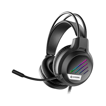 Headset Gamer Onistek ON-FN638 com Fio Preto