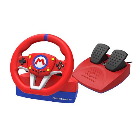 Volante Gamer Hori Pro Mini Nintendo Switch 1 e 2 Mario Kart