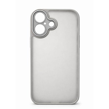 Capa Iphone 17  Super Cristal Cinza