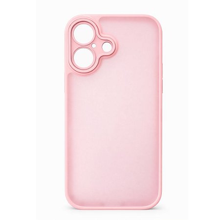 Capa Iphone 17  Super Cristal Rosa