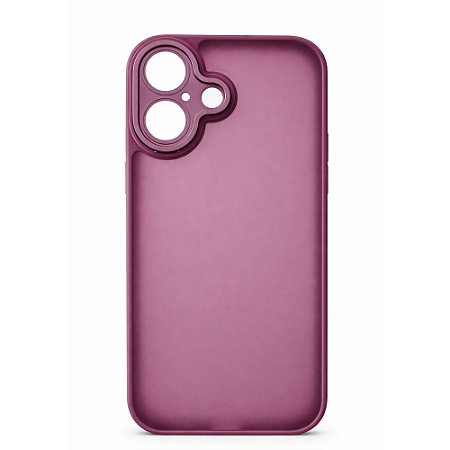 Capa Iphone 17  Super Cristal Vinho