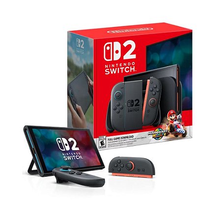 Vídeo Game Nintendo Switch 2 + Mairo Kart World LCD