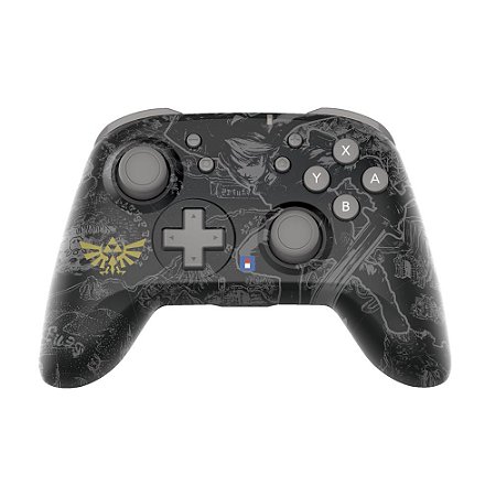 Controle Sem Fio Hori Para Nintendo Switch 1 e 2 The Legend of Zelda™ Edition