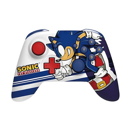 Controle Sem Fio Hori Para Nintendo Switch 1 e 2 Sonic