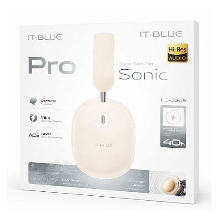 Headphone Bluetooth It-Blue LE-0305 Branco