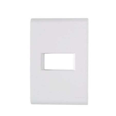 Placa+suporte Liz 4x2 Tramontina 57106204 Branca