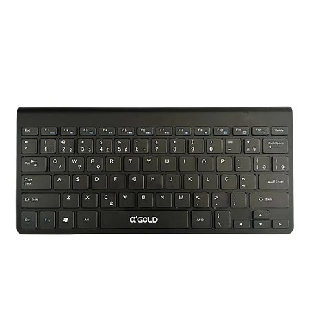 Teclado sem Fio Bluetooth A'Gold Plus TCD-05 Preto