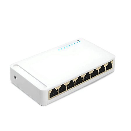 Switch FY 8 Portas FY-973 Gigabit Branco