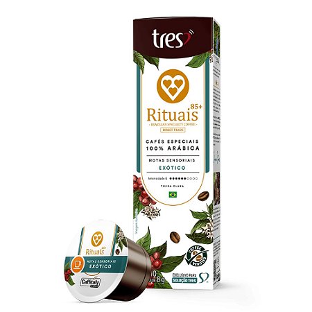 Cápsula Café Rituais Exóticos Três Corações