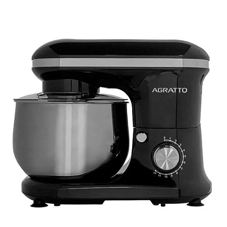 Batedeira Planetária Agratto ABPL1L-01 127V 850W Inox Preto