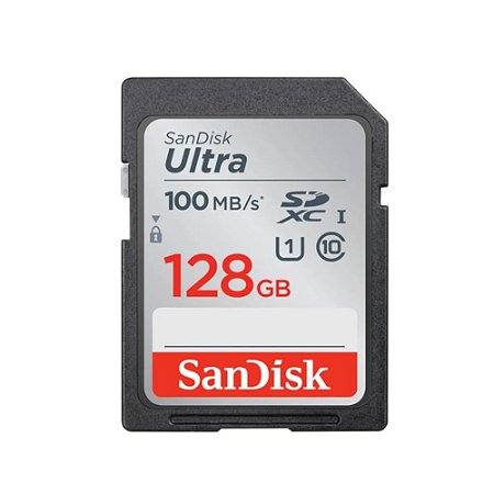 Cartão Memória SD Sandisk Ultra C10 128GB