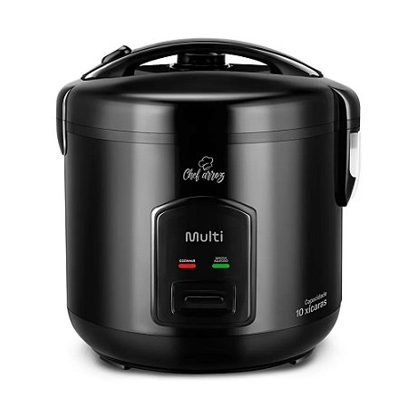 Panela Arroz Multi GO500 10 Xícaras 127V Preta