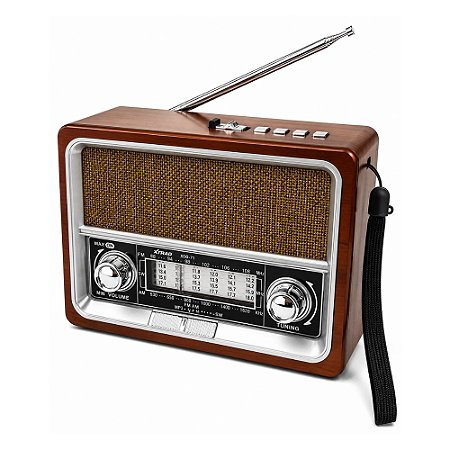 Rádio Xtard XDG-71 AM/FM/SW 3W Marrom Escuro