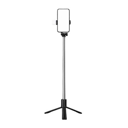 Tripé Celular Selfie Kapbom KA-ZP106 sem Fio com Luz Preto