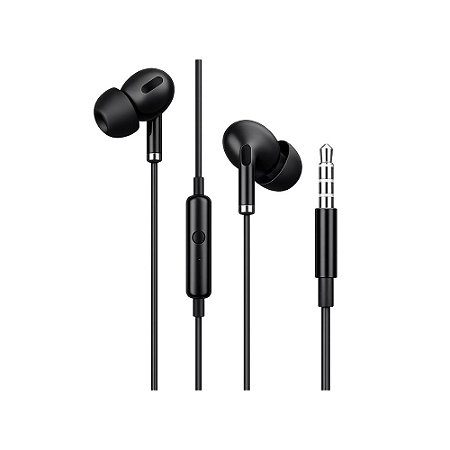 Fone Ouvido Intra-Auricular Lehmox LEF-1006 Preto