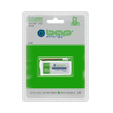 Bateria Telefone sem Fio Bap Energy BAP 70 2.4V 600mAH