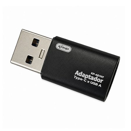 Adaptador USB para Tipo-C  Knup Kp-AD107 Preto