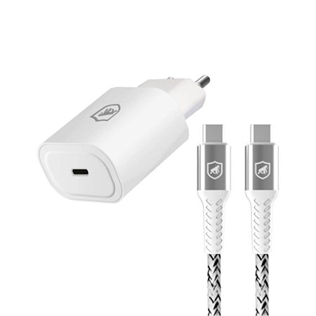 Carregador Com Cabo Tipo-C Gshield GS-8336 1,5 Metros Branco