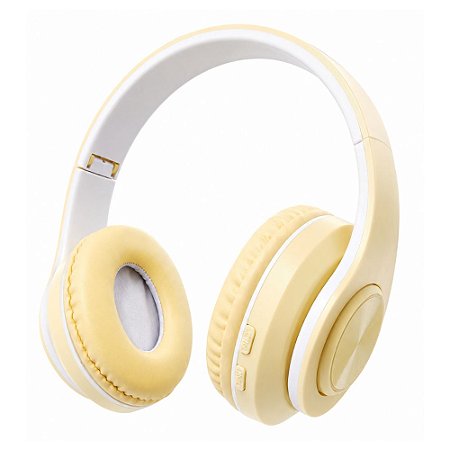 Headphone X-Cell XC-BTH-64 Bluetooth Amarelo