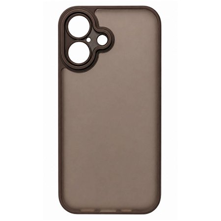 Capa Iphone 17 Super Cristal Marrom