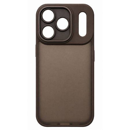 Capa Iphone 17 Pro Super Cristal Marrom