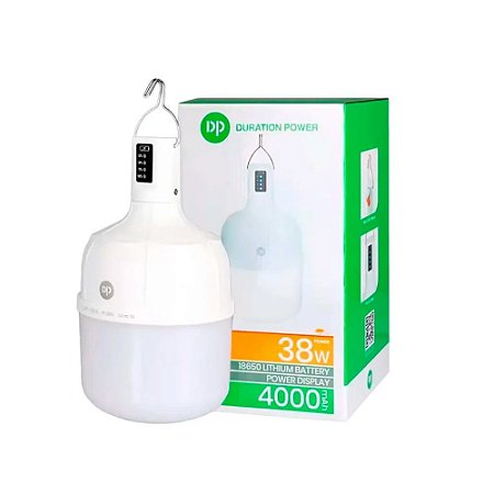 Lâmpada Led Recarregável Emergência DP DP-7813 38W