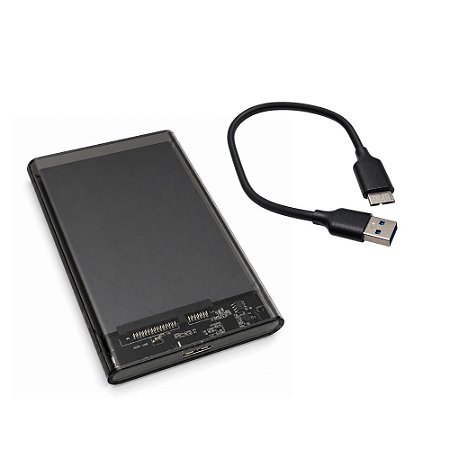Case HD e SSD Tomate MCS-2530 2.5" USB 3.0 Preto