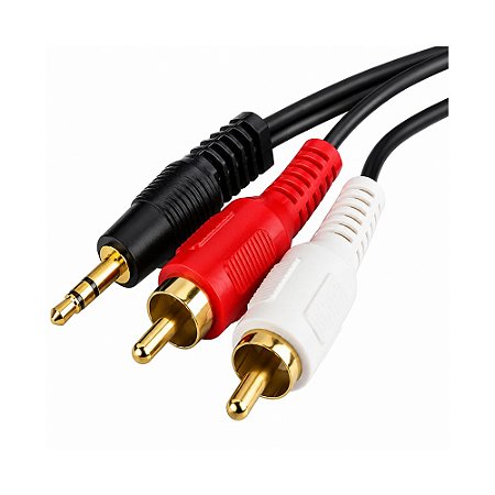 Cabo Áudio P2 x 2 RCA Storm CBRC0009 1,8 Metros