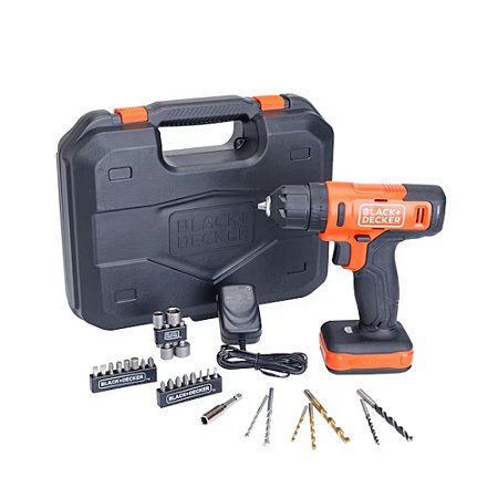 Parafusadeira e Furadeira Black Decker BCD712VHDK-BR Bivolt