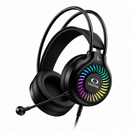 Headset Gamer Onistek ON-FN649 com Fio Preto