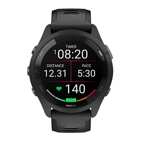 Smartwatch Garmin Forerunner 265 Preto