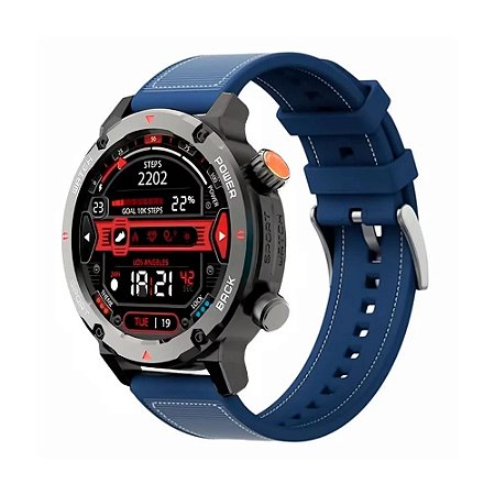 Smartwatch Xiaomi Imiki Xplorer Scout D2 Preto e Azul
