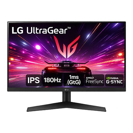 Monitor LG 24" 24GS60F Gamer Preto