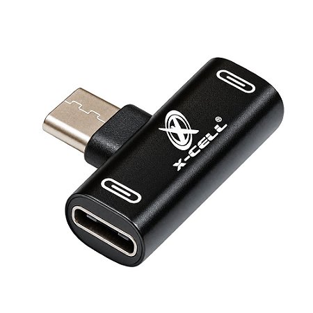 Adaptador Tipo-C x Tipo-C X-Cell XC-ADP-30 Preto