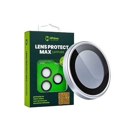 Película Hprime Câmera Lens Protect Max Saphire Iphone 18 Pro/18 Pro Max Glacial