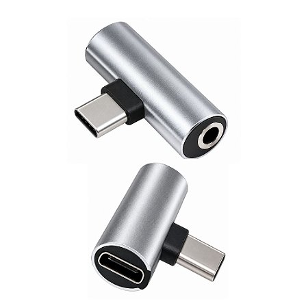 Adaptador Tipo-C P2 X-Cell XC-ADP-18 Prata