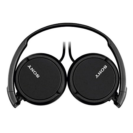 Headphone Sony MDR-ZX110 com Fio Preto