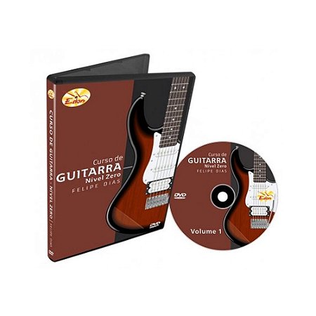 Dvd Vídeo Aula Curso de Guitarra Nível Zero Vol.1