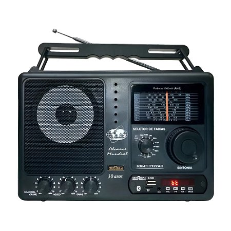 Rádio Motobras RM-PFT122AC 12 Faixas AM/FM 5W