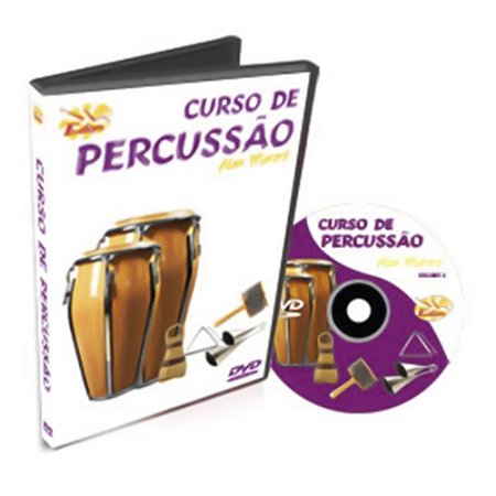 Dvd Video Aula Curso De Percussão Vol.1