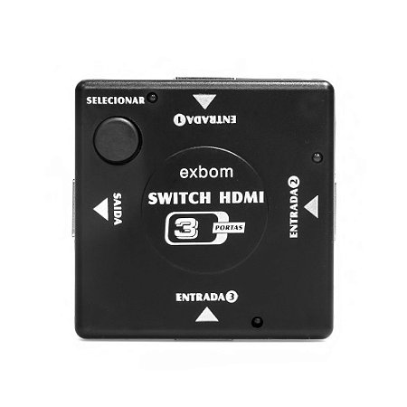Chave Seletora HDMI 0531 EXBOM 3 E X 1 S