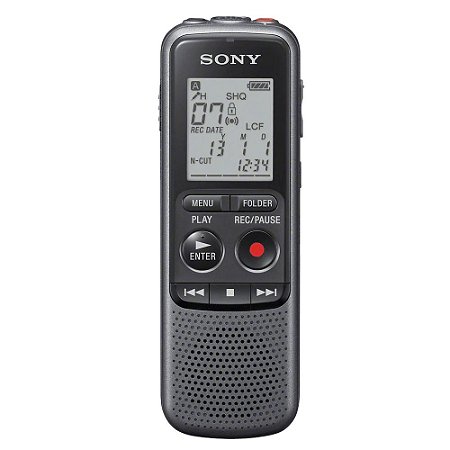 Gravador de Voz Sony ICD-PX240 4gb Preto
