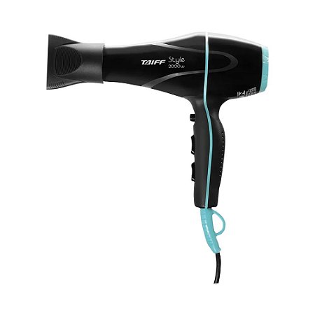 Secador Cabelo Taiff Style 127V 2000W Preto e Azul