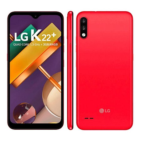 Smartphone LG K22 32GB LMK200BMW Vermelho