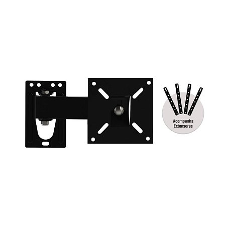 Suporte Tv Articulado Brasforma BRA3.0 10"- 60"