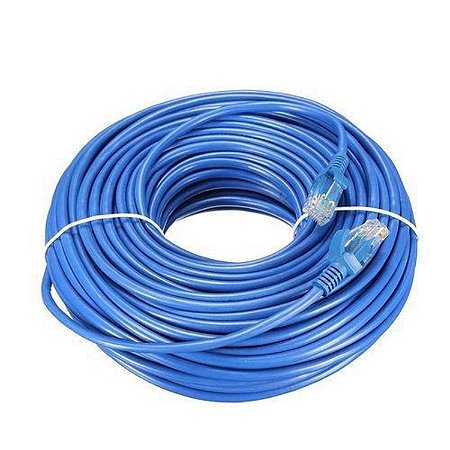 Cabo Rede Patch Cat5 X-Cell XC-CR-30M 30 Mts Azul