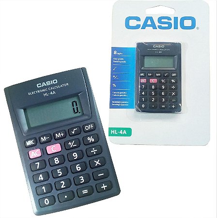 Calculadora Casio HL-4A Preta