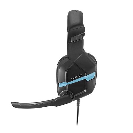 Headset Gamer Warrior PH292 com fio Preto e Azul