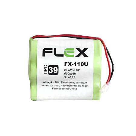 Bateria Telefone sem Fio Flex FX-110U 600mAh